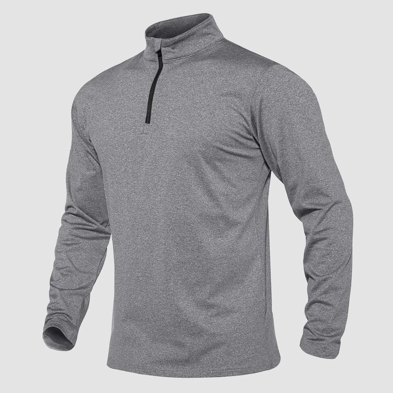 Men's Athletic Shirt 1/4 Zip Fleece Long Sleeve Sweatshirts 15