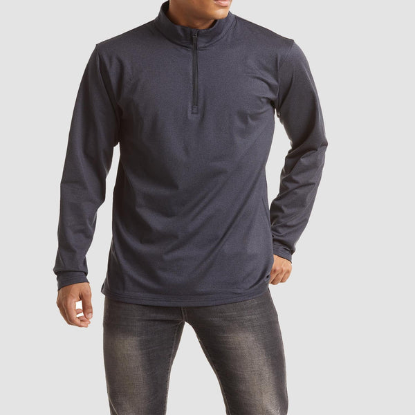 Men's Athletic Shirt 1/4 Zip Fleece Long Sleeve Sweatshirts 1