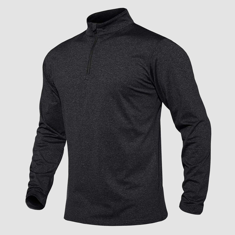 Men's Athletic Shirt 1/4 Zip Fleece Long Sleeve Sweatshirts 5