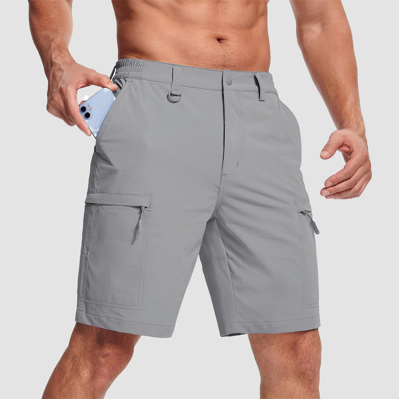 Men's Casual Quick-Dry 5 Pockets Cargo Short 10