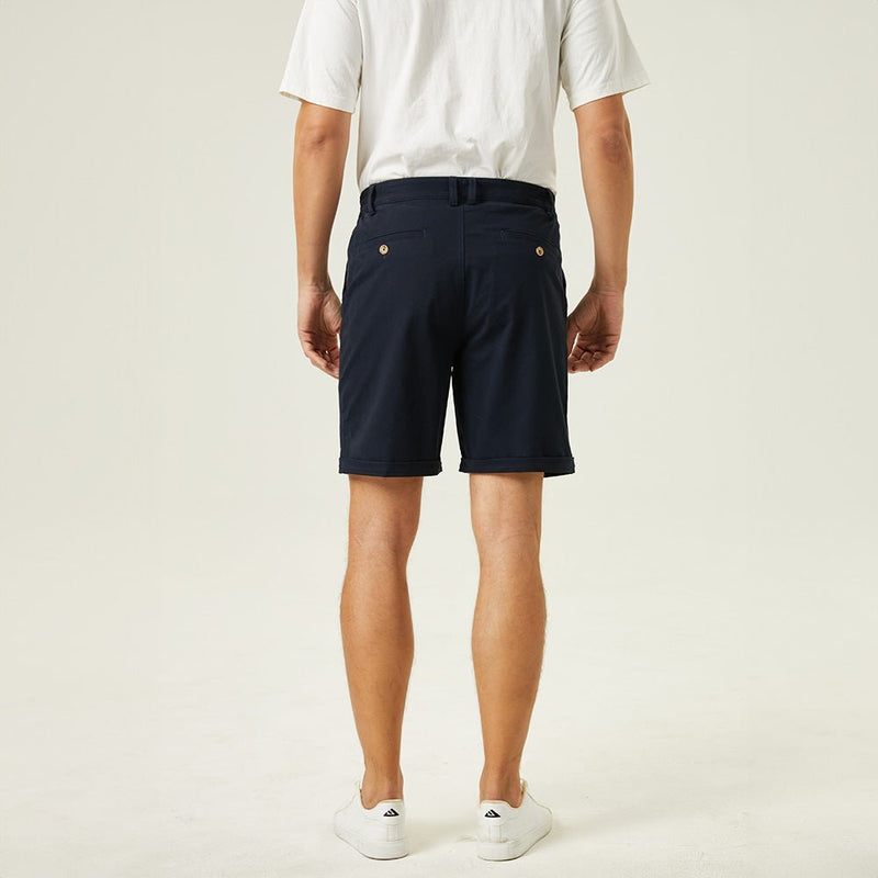 Men's Classic Stretch Chino Shorts with Pockets 5
