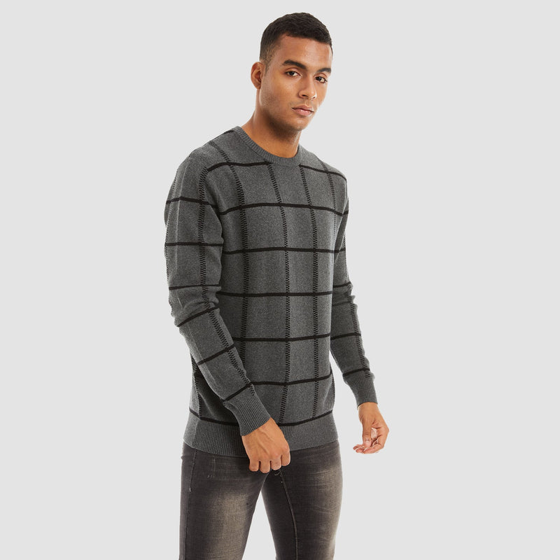 Men's Crewneck Sweaters Cotton Soft Sweatshirt 3