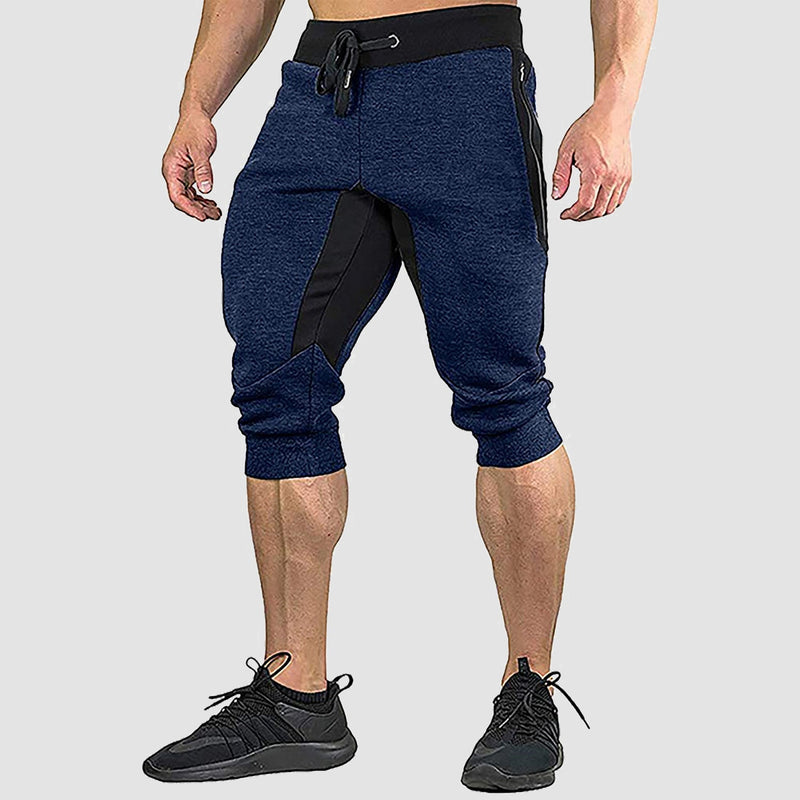 Men's Cropped Shorts  Cotton Stretch Sweatpants 5