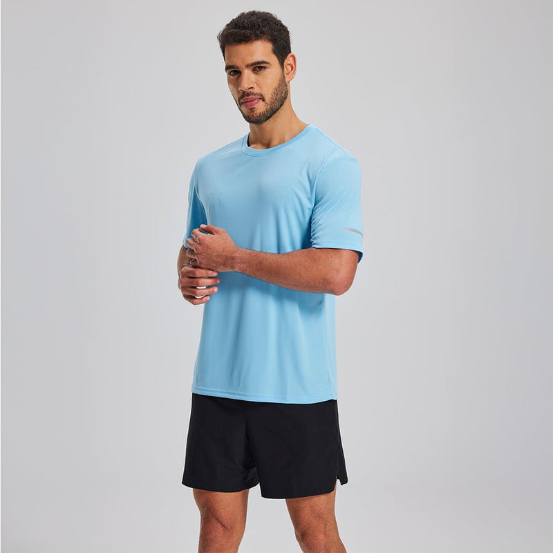 Men's Dry Fit Sun Protection Stretch Training & Sports T-Shirts 2