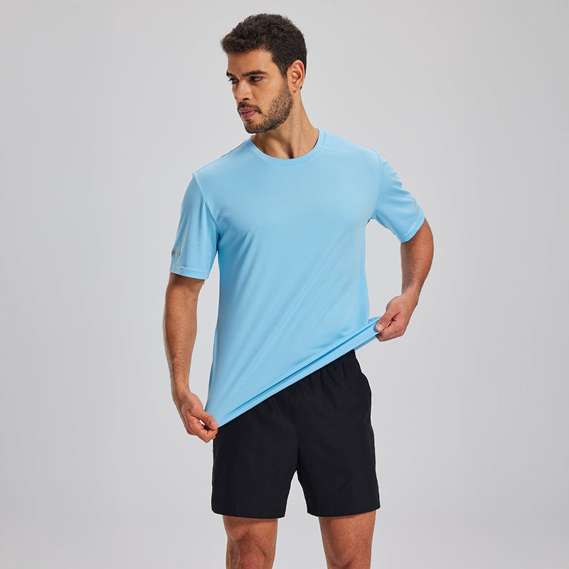 Men's Dry Fit Sun Protection Stretch Training & Sports T-Shirts 3