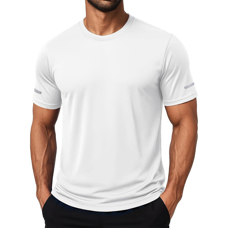 Men's Dry Fit Sun Protection Stretch Training & Sports T-Shirts 7