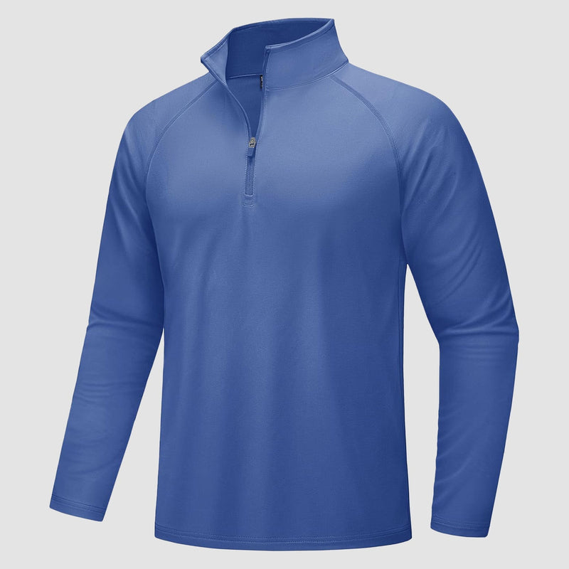 Men's Fleece-Lined Quarter Zip Pullover Sweatshirt 11