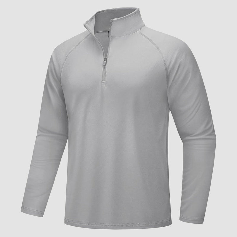 Men's Fleece-Lined Quarter Zip Pullover Sweatshirt 12