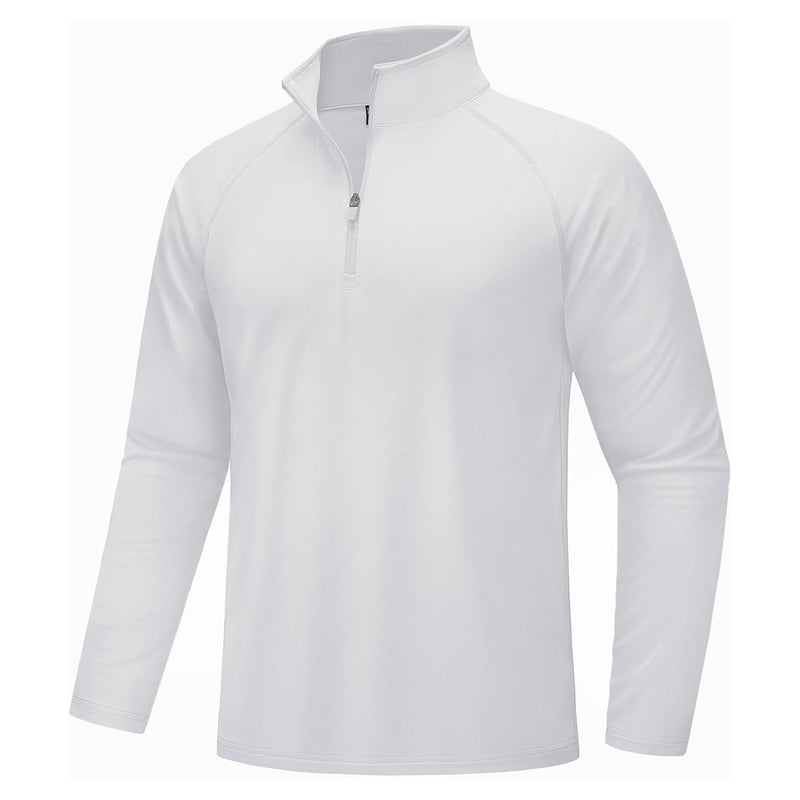 Men's Fleece-Lined Quarter Zip Pullover Sweatshirt 13