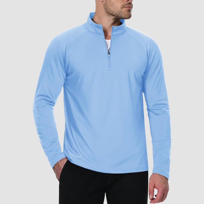 Men's Fleece-Lined Quarter Zip Pullover Sweatshirt 5