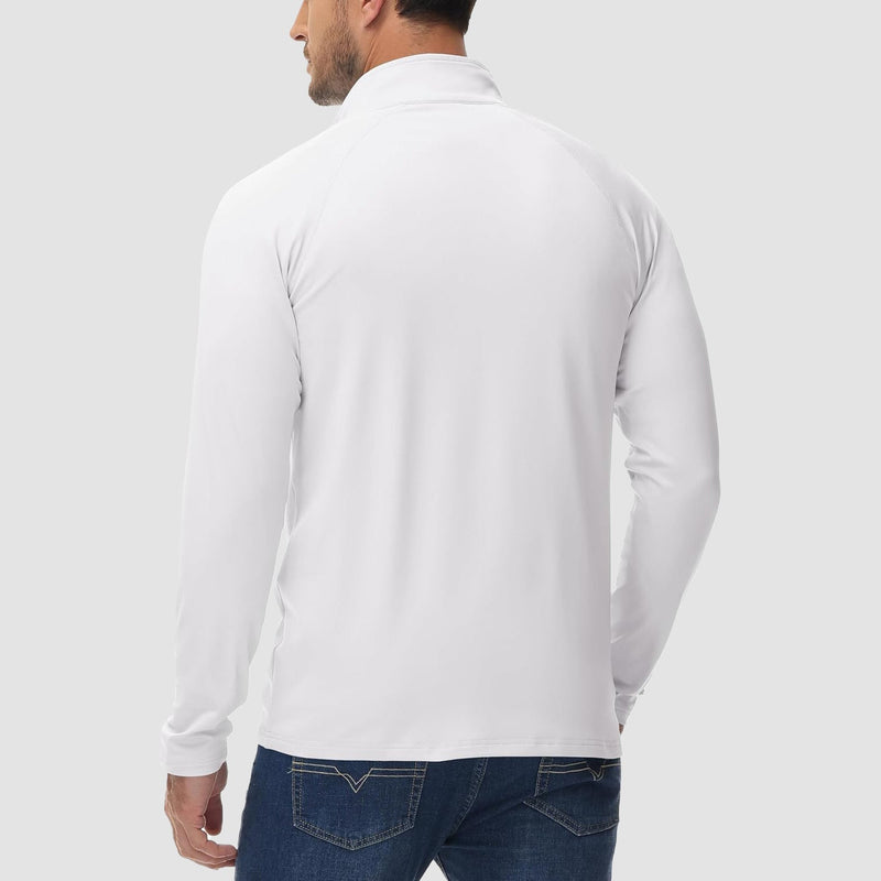 Men's Fleece-Lined Quarter Zip Pullover Sweatshirt 8