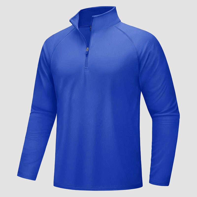 Men's Fleece-Lined Quarter Zip Pullover Sweatshirt 9