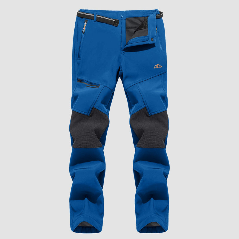 Men's Fleece-Lined Ski Pants - Water-Resistant, 4 Zip Pockets 11