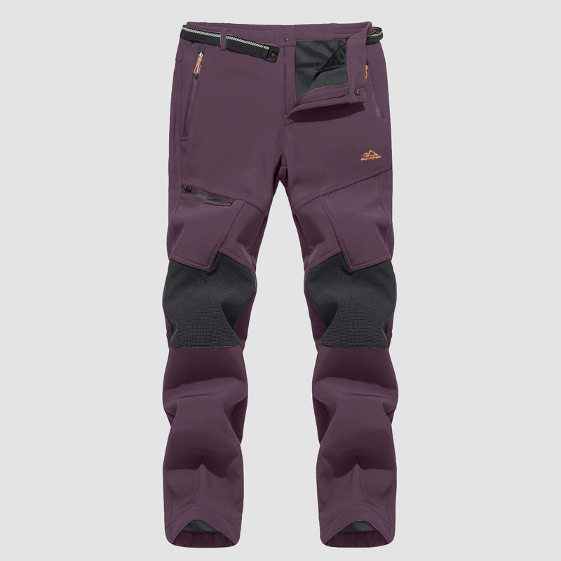 Men's Fleece-Lined Ski Pants - Water-Resistant, 4 Zip Pockets 12