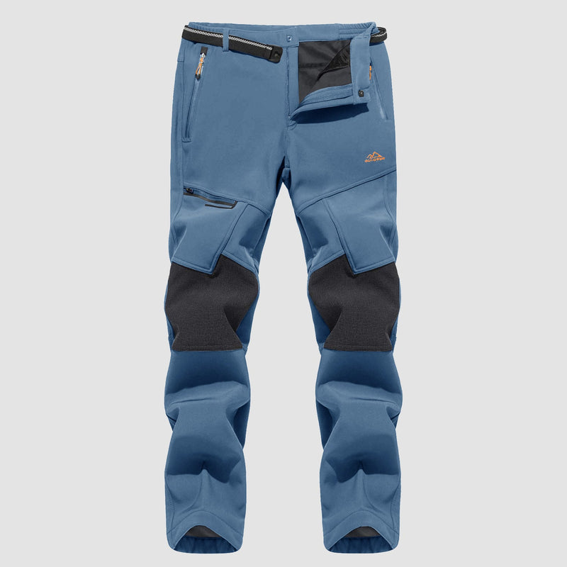 Men's Fleece-Lined Ski Pants - Water-Resistant, 4 Zip Pockets 15