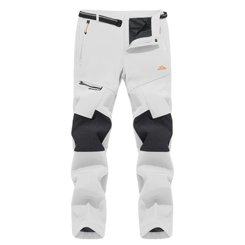 Men's Fleece-Lined Ski Pants - Water-Resistant, 4 Zip Pockets 17