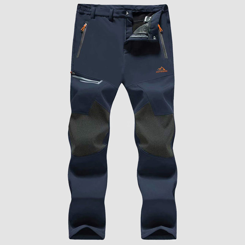 Men's Fleece-Lined Ski Pants - Water-Resistant, 4 Zip Pockets 19