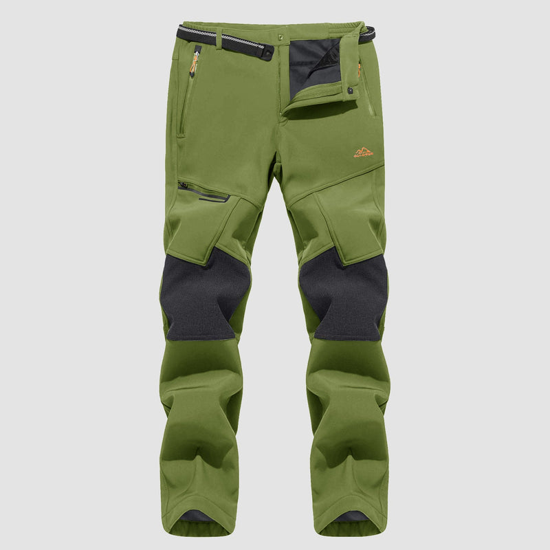Men's Fleece-Lined Ski Pants - Water-Resistant, 4 Zip Pockets 20