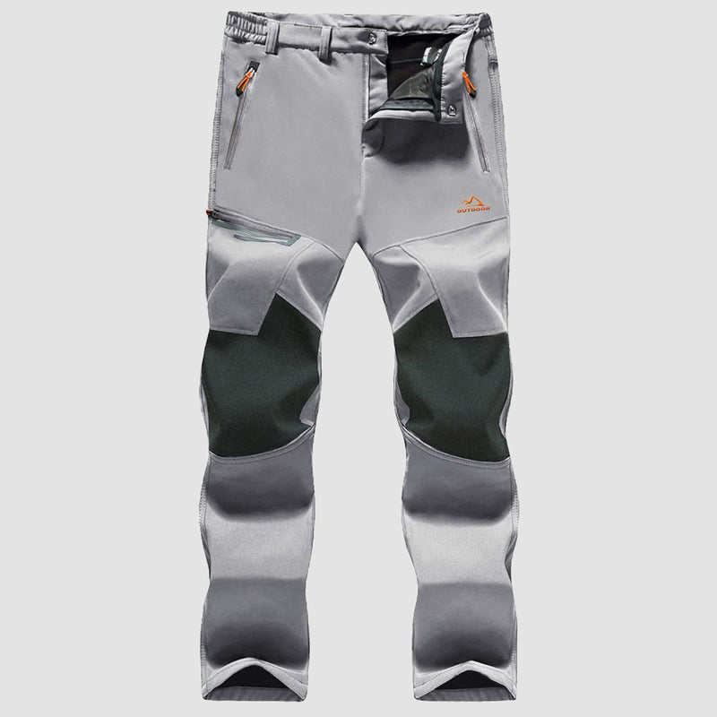 Men's Fleece-Lined Ski Pants - Water-Resistant, 4 Zip Pockets 21