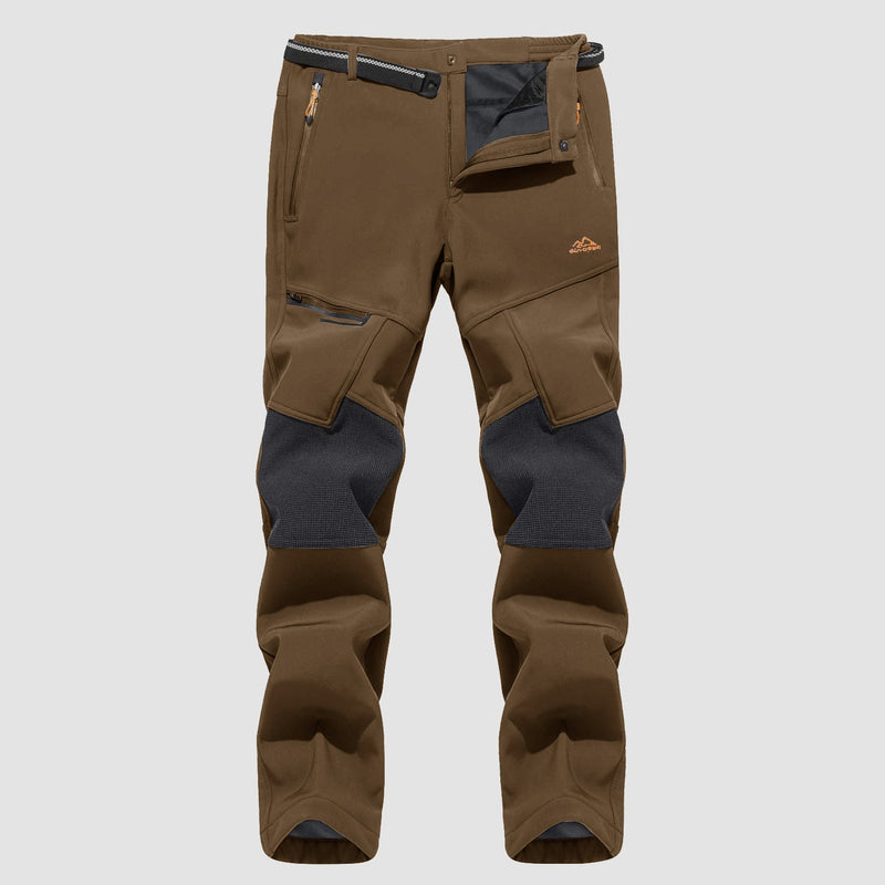 Men's Fleece-Lined Ski Pants - Water-Resistant, 4 Zip Pockets 7