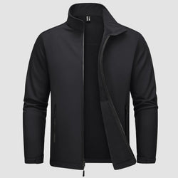 Men's Fleece-Lined Softshell Jacket, Waterproof & Windproof