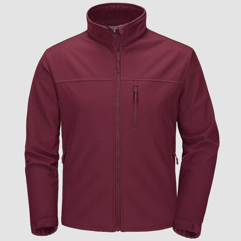 Men's Fleece Lined Jacket Lightweight Waterproof Jacket