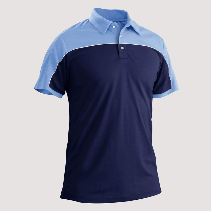 Men's Golf Polo Shirts Quick Dry Contrasting colors 7