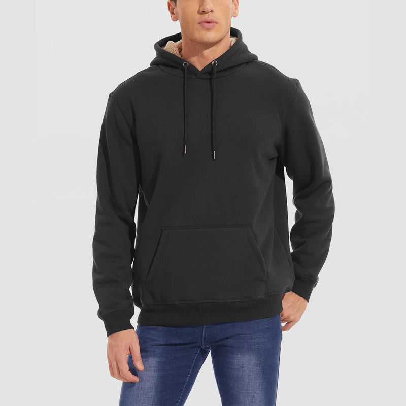 Men's Hoodie Sweater Fleece Pullover Hoodies Sweatshirt 7