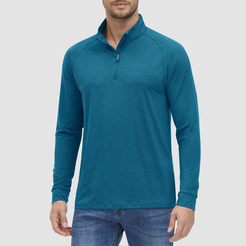 Men's Lands End UPF50+ Sun Shirt, Long Sleeve Quick Dry 12
