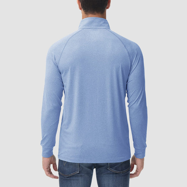 Men's Lands End UPF50+ Sun Shirt, Long Sleeve Quick Dry 1