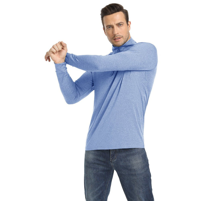 Men's Lands End UPF50+ Sun Shirt, Long Sleeve Quick Dry 3