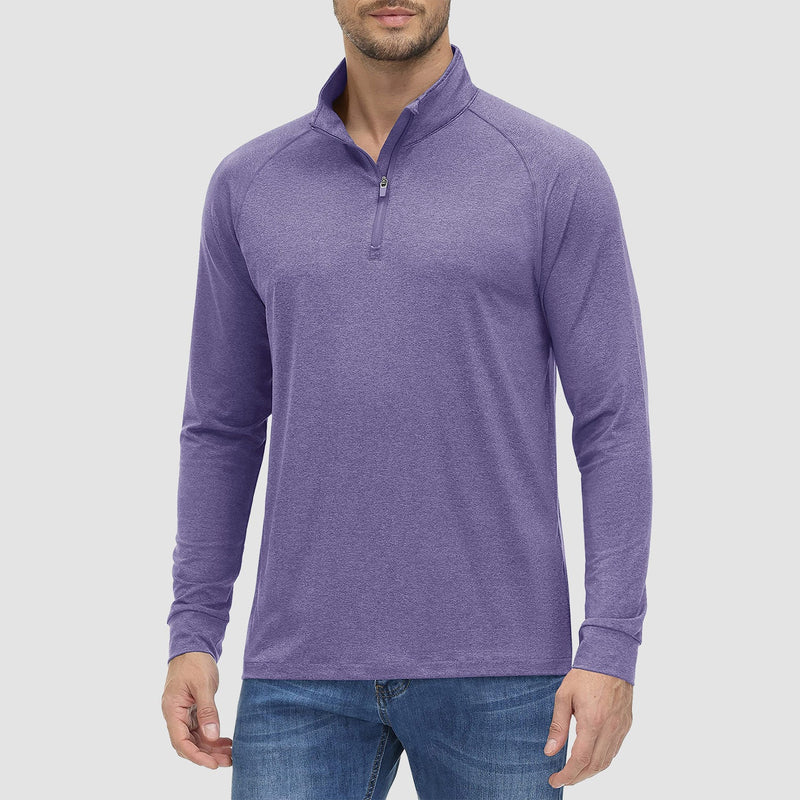 Men's Lands End UPF50+ Sun Shirt, Long Sleeve Quick Dry 9