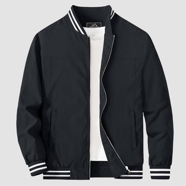 Men's Lightweight Bomber Jacket Casual Windbreaker