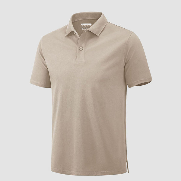 Men's Lightweight Cotton Polo Shirt for Golf & Tennis