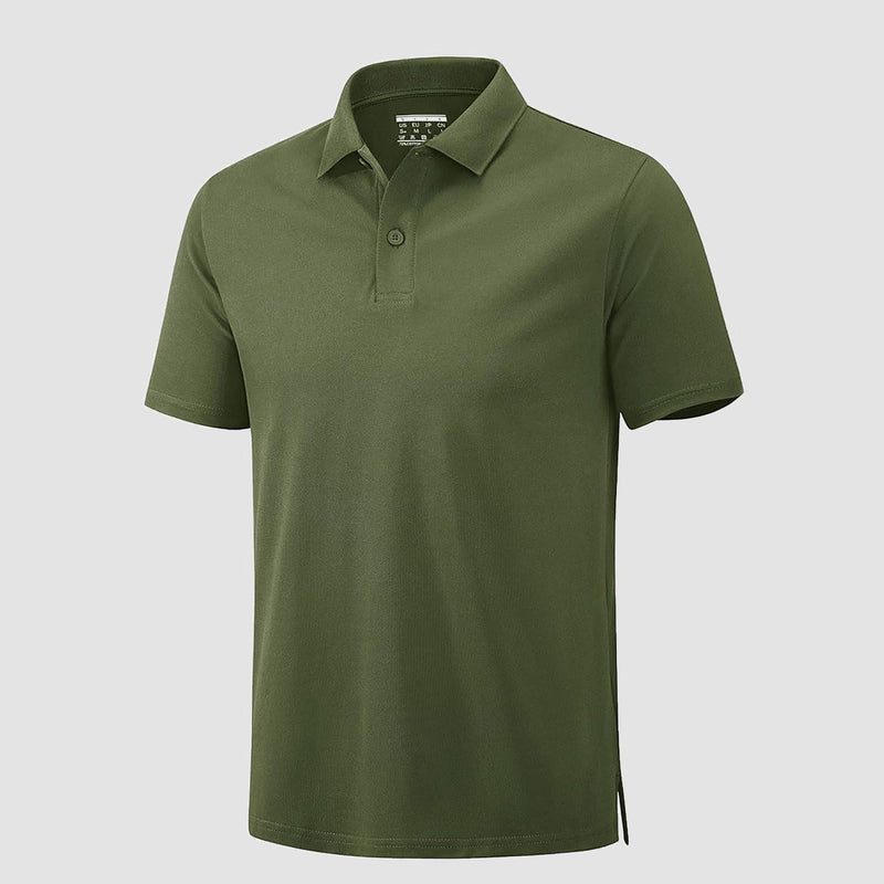 Men's Lightweight Cotton Polo Shirt for Golf & Tennis
