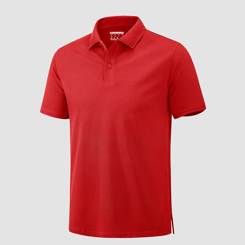 Men's Lightweight Cotton Polo Shirt for Golf & Tennis