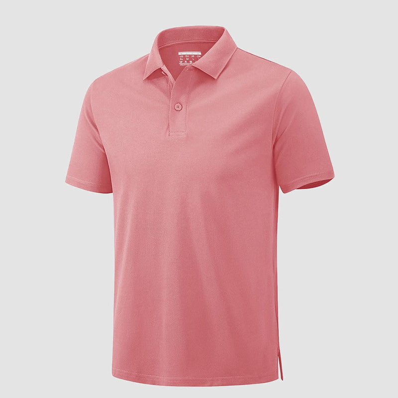 Men's Lightweight Cotton Polo Shirt for Golf & Tennis