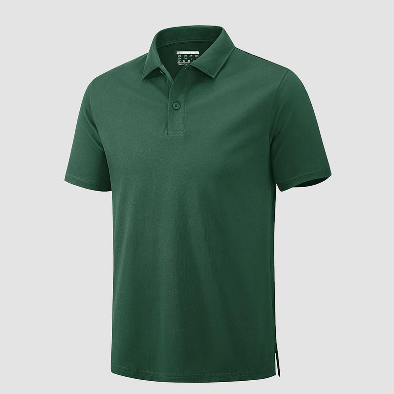Men's Lightweight Cotton Polo Shirt for Golf & Tennis