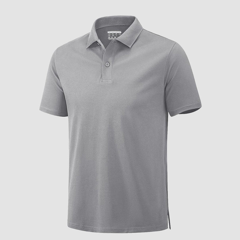 Men's Lightweight Cotton Polo Shirt for Golf & Tennis