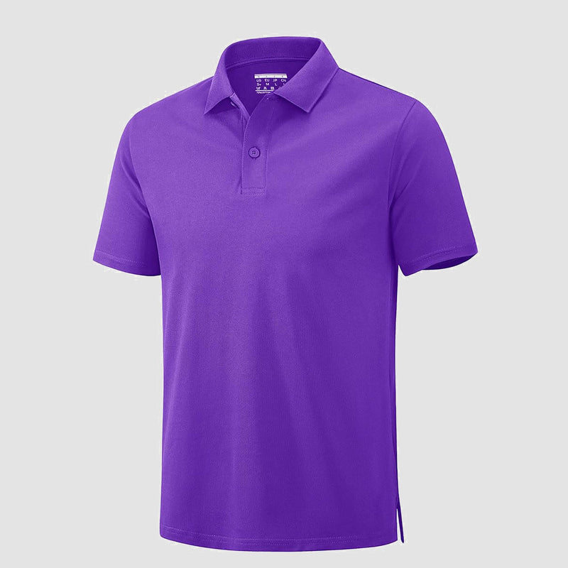 Men's Lightweight Cotton Polo Shirt for Golf & Tennis