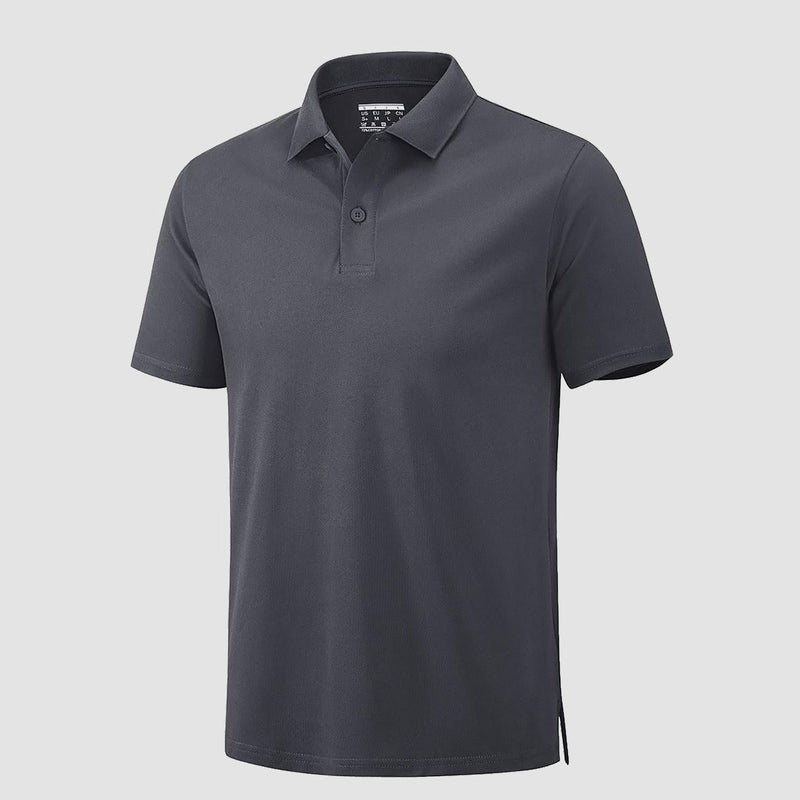 Men's Lightweight Cotton Polo Shirt for Golf & Tennis