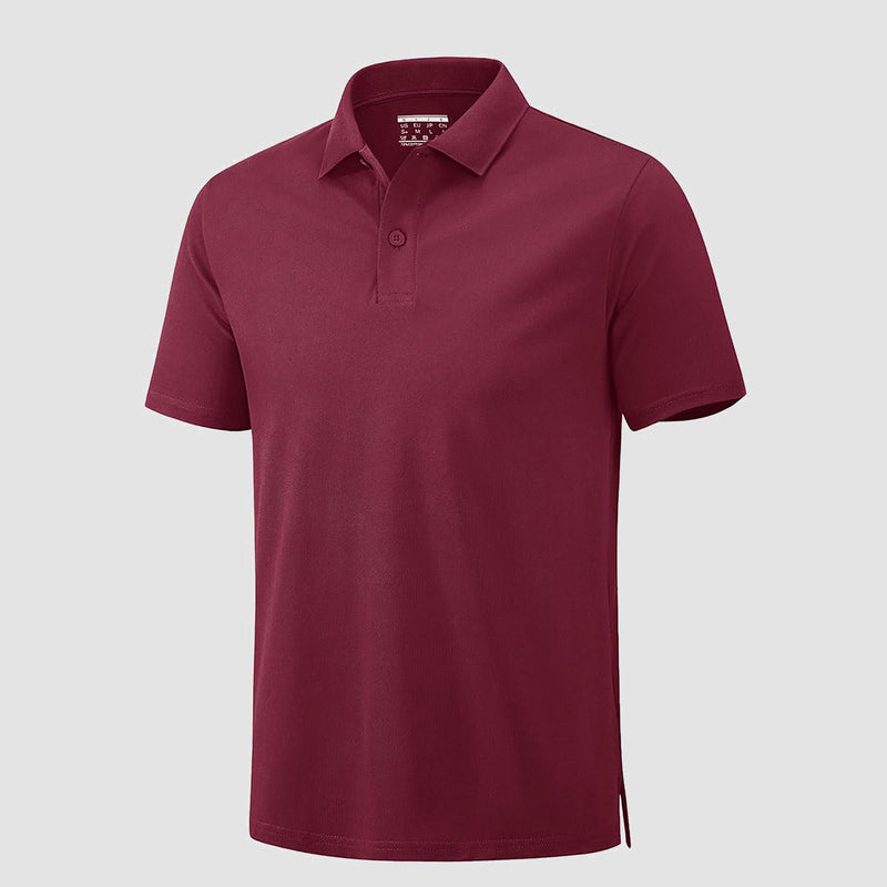 Men's Lightweight Cotton Polo Shirt for Golf & Tennis