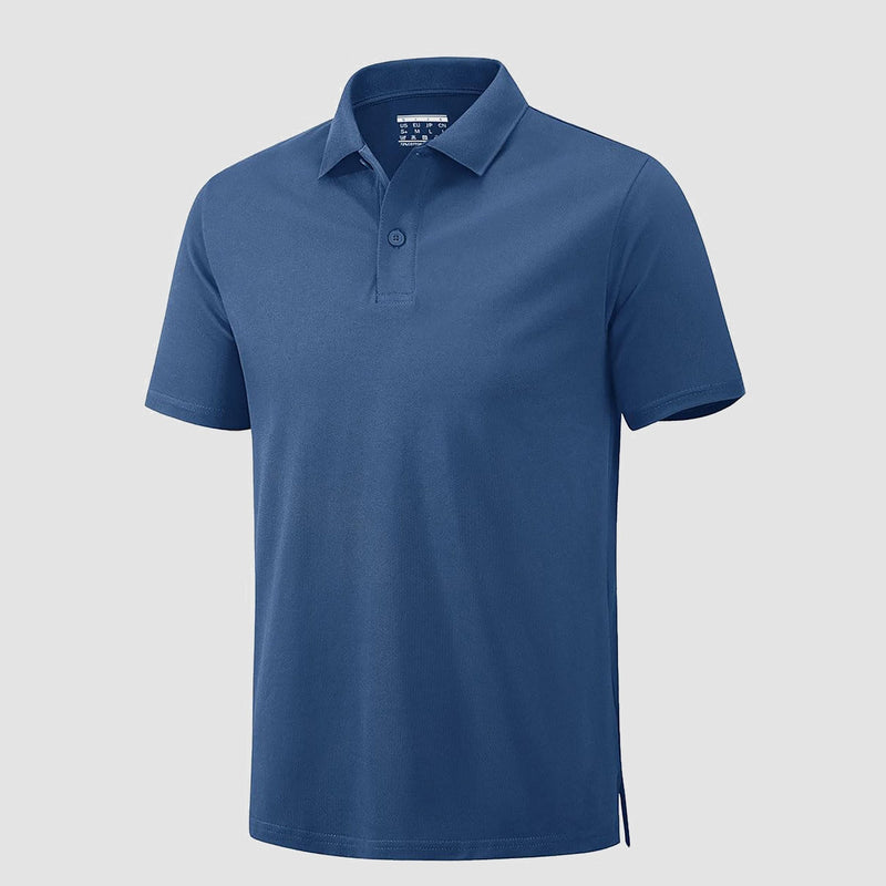 Men's Lightweight Cotton Polo Shirt for Golf & Tennis