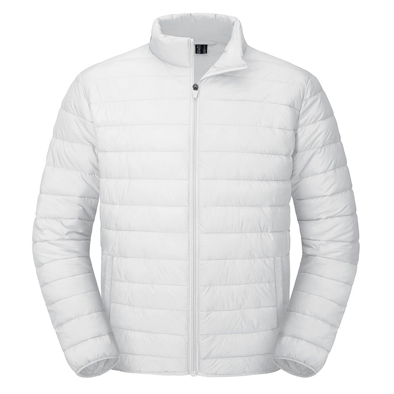 Men's Lightweight Puffer Jacket – Water-Repellent Winter Coat
