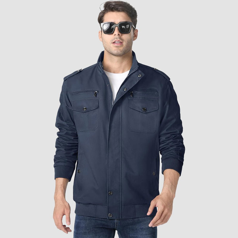 Men's Lightweight Tactical Cargo Jackets Combat Jacket
