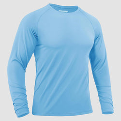 Men's Long Sleeve Rash Guard UPF 50+ Athletic Swim Shirt 0