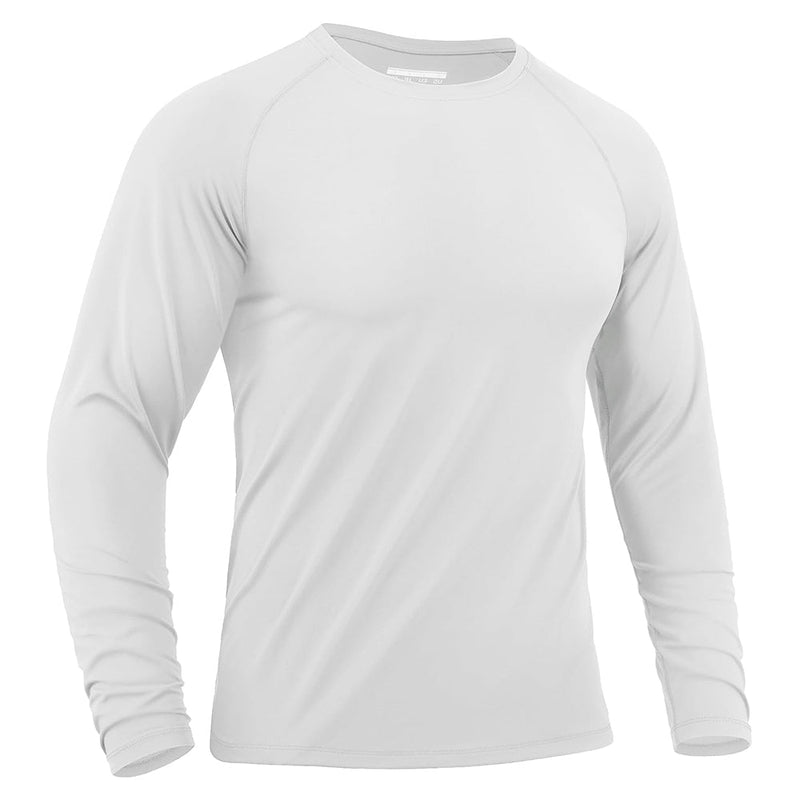 Men's Long Sleeve Rash Guard UPF 50+ Athletic Swim Shirt 8