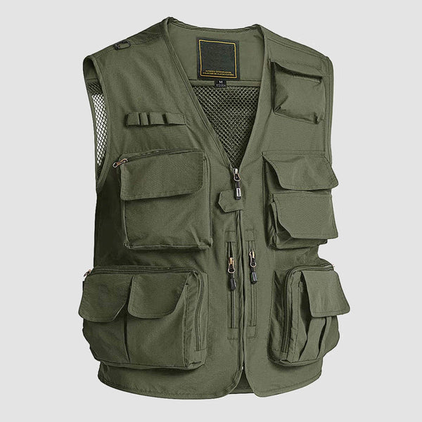 Men's Outerwear Tactical Vests Cargo Vest with Pockets 0