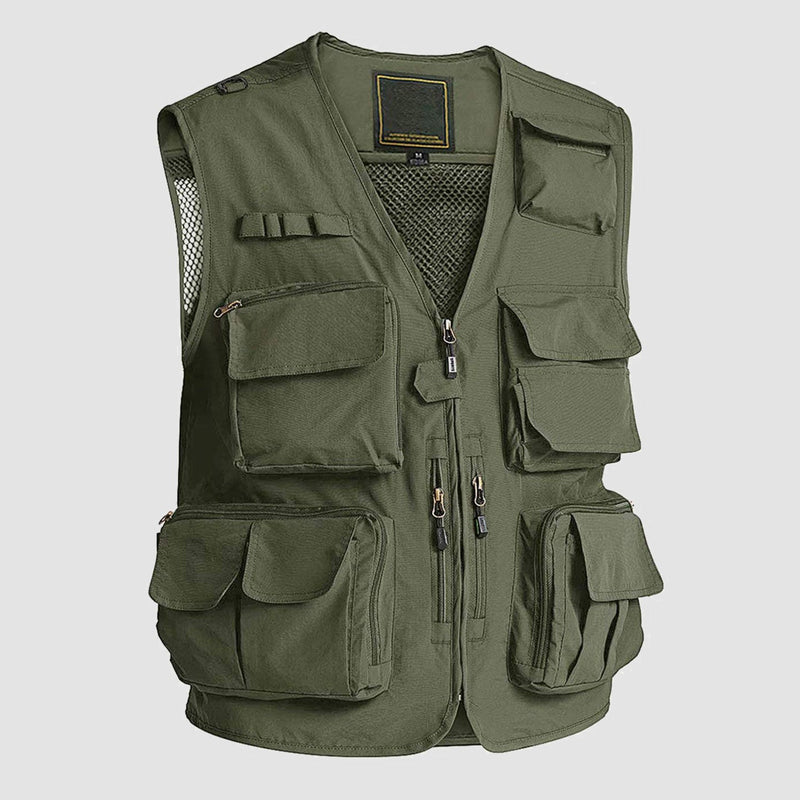 Men's Outerwear Tactical Vests Cargo Vest with Pockets 0