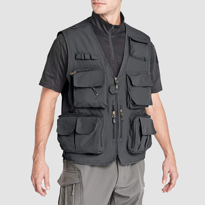 Men's Outerwear Tactical Vests Cargo Vest with Pockets 4